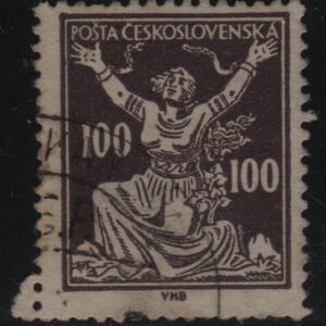 Tsjecho-Slowakije Mi.-Nr. 177A doorboord (CZ-0023)