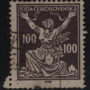 Tsjecho-Slowakije Mi.-Nr. 177A doorboord (CZ-0022)