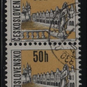 Tsjecho-Slowakije verticaal paar Mi.-Nr. 1658y (CZ-0052)