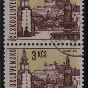 Tsjecho-Slowakije verticaal paar Mi.-Nr. 1581x (CZ-0060)