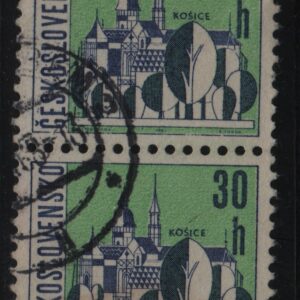 Tsjecho-Slowakije verticaal paar Mi.-Nr. 1577x (CZ-0062)