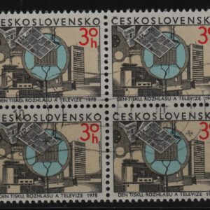 Tsjecho-Slowakije blok van 4x Mi.-Nr. 2467 (CZ-0114)