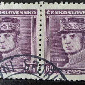 Tsjecho-Slowakije horizontaal paar Mi.-Nr. 349 (CZ-0131)