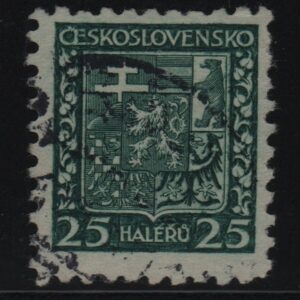 Tsjecho-Slowakije Mi.-Nr. 280 doorboord (CZ-0184)