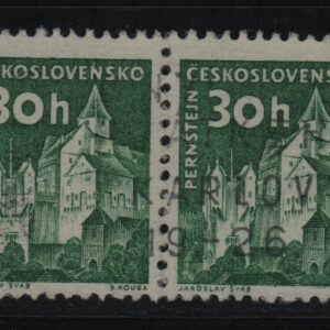 Tsjecho-Slowakije horizontaal paar Mi.-Nr. 1188 (CZ-0223)