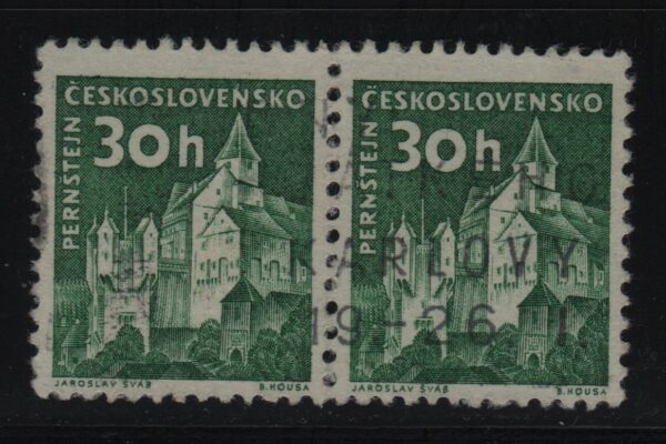 Tsjecho-Slowakije horizontaal paar Mi.-Nr. 1188 (CZ-0223)
