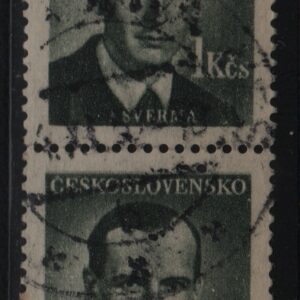 Tsjecho-Slowakije verticaal paar Mi.-Nr. 568 (CZ-0273)