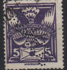 Tsjecho-Slowakije Mi.-Nr. 163A (CZ-0357) doorboord