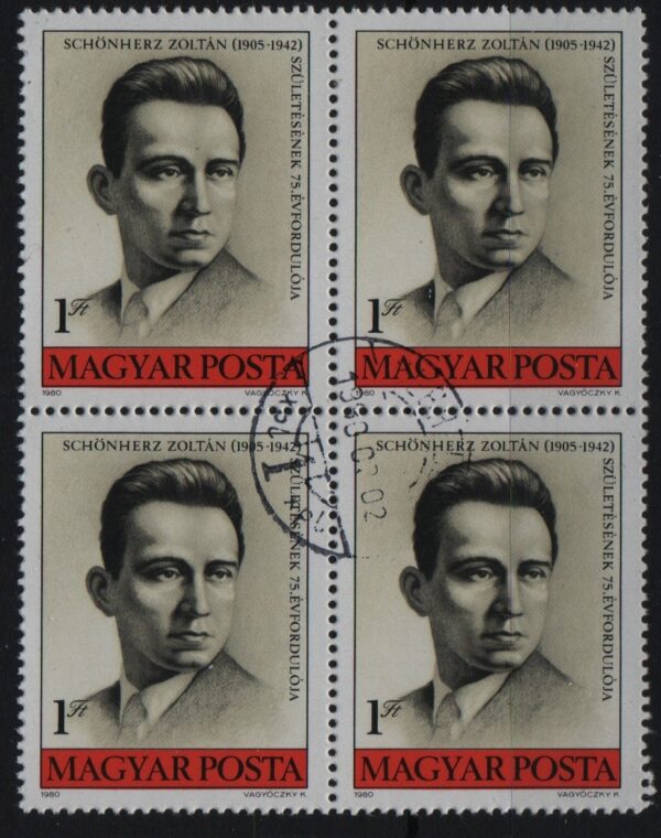 Hongarije blok van 4x Mi.-Nr. 3444A (HUN 0012)