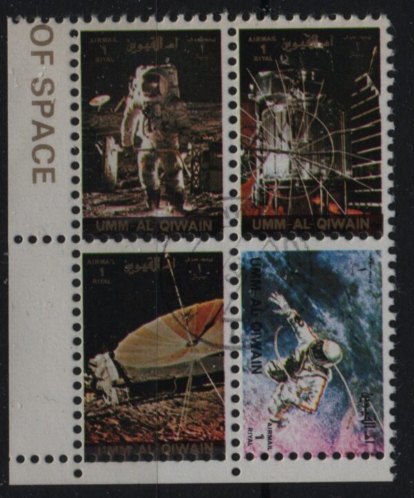 VAE - Umm Al Qiwain blokje van Mi.-Nr. 1090A,1091A,1094A,1095A (VAE-0003)