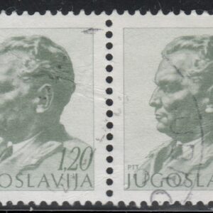 Joegoslavië horizontaal paar Mi.-Nr. 1553xA (YU-0113)