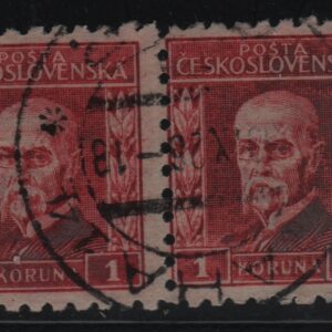 Tsjecho-Slowakije horizontaal paar Mi.-Nr. 235 (CZ-0084)