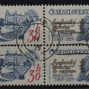 Tsjecho-Slowakije blok van 4x Mi.-Nr. 2501 (CZ-0116)