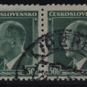 Tsjecho-Slowakije horizontaal paar Mi.-Nr. 360 (CZ-0126)