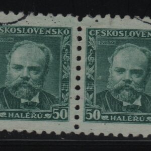 Tsjecho-Slowakije horizontaal paar Mi.-Nr. 329 (CZ-0127)