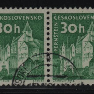 Tsjecho-Slowakije horizontaal paar Mi.-Nr. 1188 (CZ-0128)