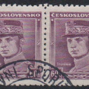 Tsjecho-Slowakije horizontaal paar Mi.-Nr. 349 (CZ-0131)