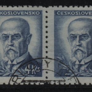 Tsjecho-Slowakije horizontaal paar Mi.-Nr. 470 (CZ-0132)