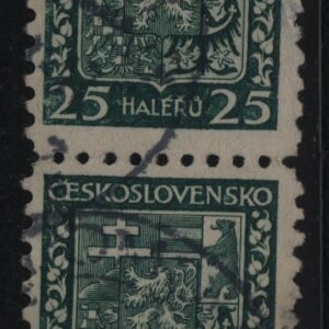 Tsjecho-Slowakije verticaal paar Mi.-Nr. 280 (CZ-0135)