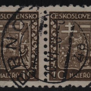 Tsjecho-Slowakije horizontaal paar Mi.-Nr. 278 (CZ-0141)