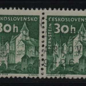 Tsjecho-Slowakije horizontaal paar Mi.-Nr. 1188 (CZ-0223)