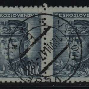 Tsjecho-Slowakije horizontaal paar Mi.-Nr. 473 (CZ-0238)