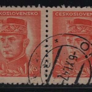 Tsjecho-Slowakije horizontaal paar Mi.-Nr. 464 (CZ-0240)