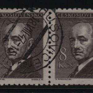 Tsjecho-Slowakije horizontaal paar Mi.-Nr. 511 (CZ-0245)