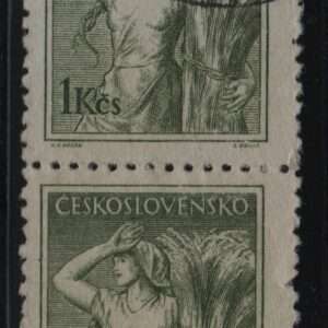 Tsjecho-Slowakije verticaal paar Mi.-Nr. 850 (CZ-0274)